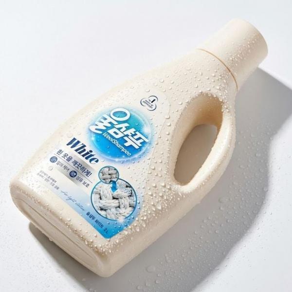 사라진 흰 옷 컬러를 선명하게 빨래 세탁 울세제 2L