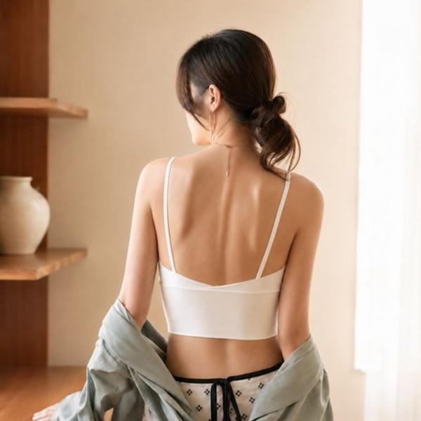 ID-1008917 노와이어 데일리 이너웨어 브라탑 브라캡 여성 나시탑 일체형