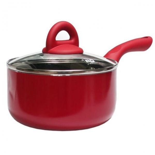 인덕션용 세라믹 편수냄비 18cm 라면 찌개 요리 깔끔한 주방 조리도구