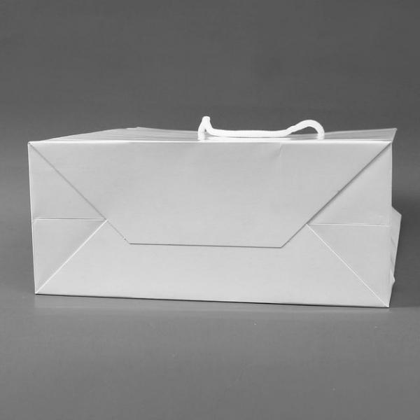 무지 종이백 25x33cm 세로형 쇼핑백 10p 흰색