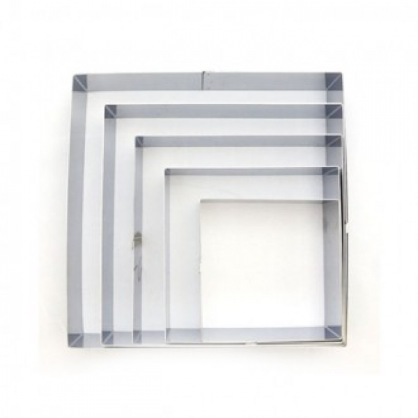 사각 무스링 높은 사각 무스틀 6cm 3호 (21cm x 6cm)