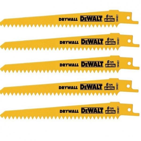 디월트 컷소날 석고보드용 컷쏘날 톱날 DW4851 5pcs