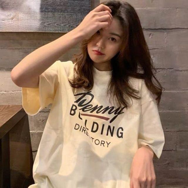 HL 페니빌딩 레트로 박스 반팔 티셔츠