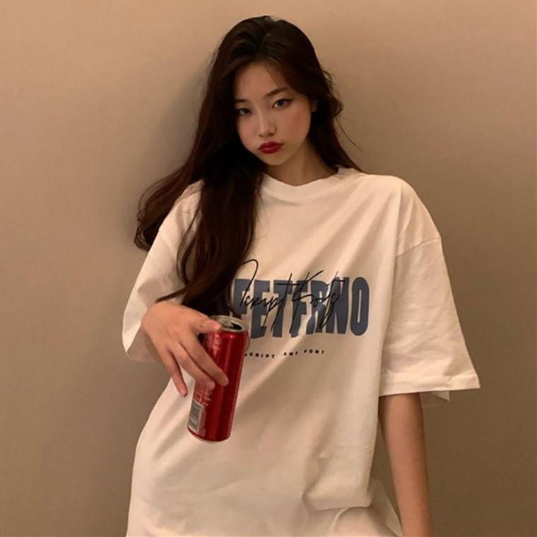 HL 프린팅 박스 반팔 티셔츠