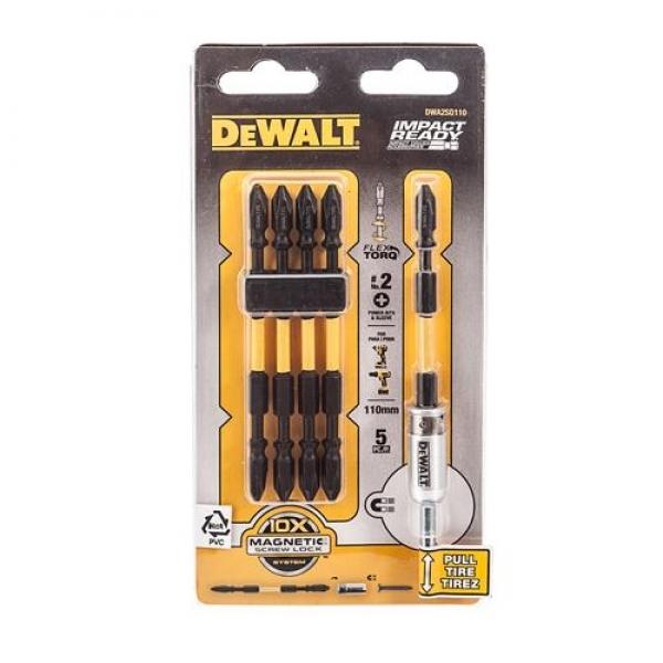 디월트 토션비트 DWA2SD110(6.35x110) 5PCS