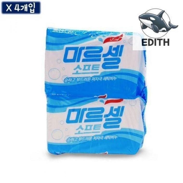 부드러운 손빨래 비누 230g 4p 세탁 비누