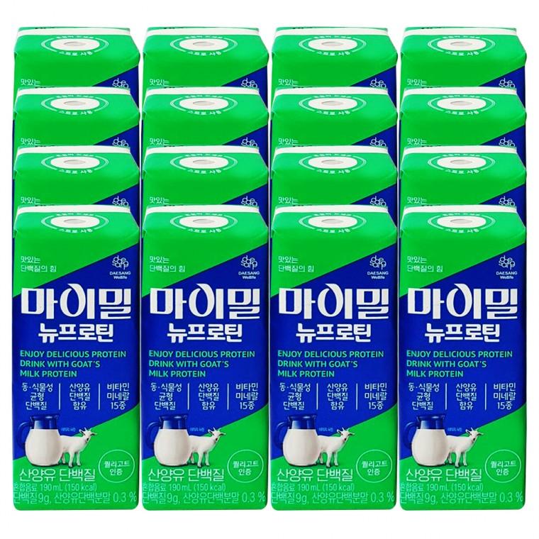 마이밀 마시는 뉴프로틴 산양유 단백질 190ml x 16팩