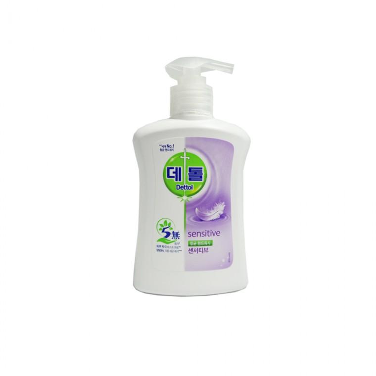 데톨 비누 핸드워시 항균 손세정 센서티브 250ml 용기