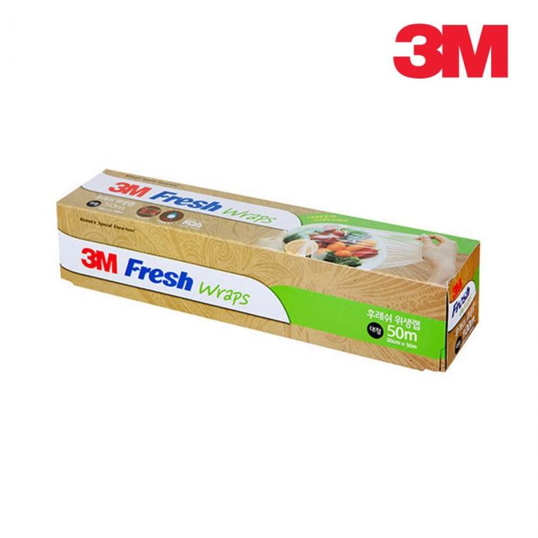 비닐팩 3M 후레쉬 위생비닐 랩 위생팩 대형 30cmX50m