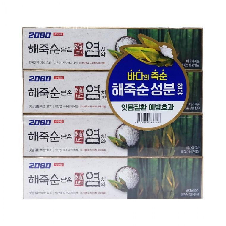 해죽순 기능성 담은 입냄새제거 충치예방 염치약 120g 4개입