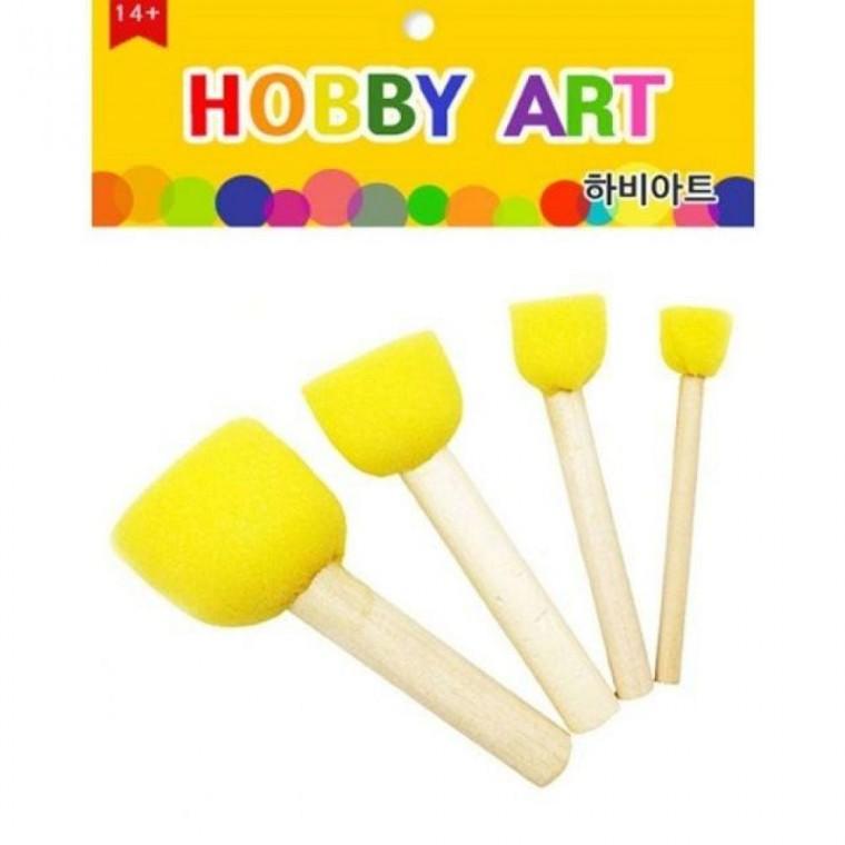 (하비아트) 10번 찍기 스펀지 (둥근 원형 도장)