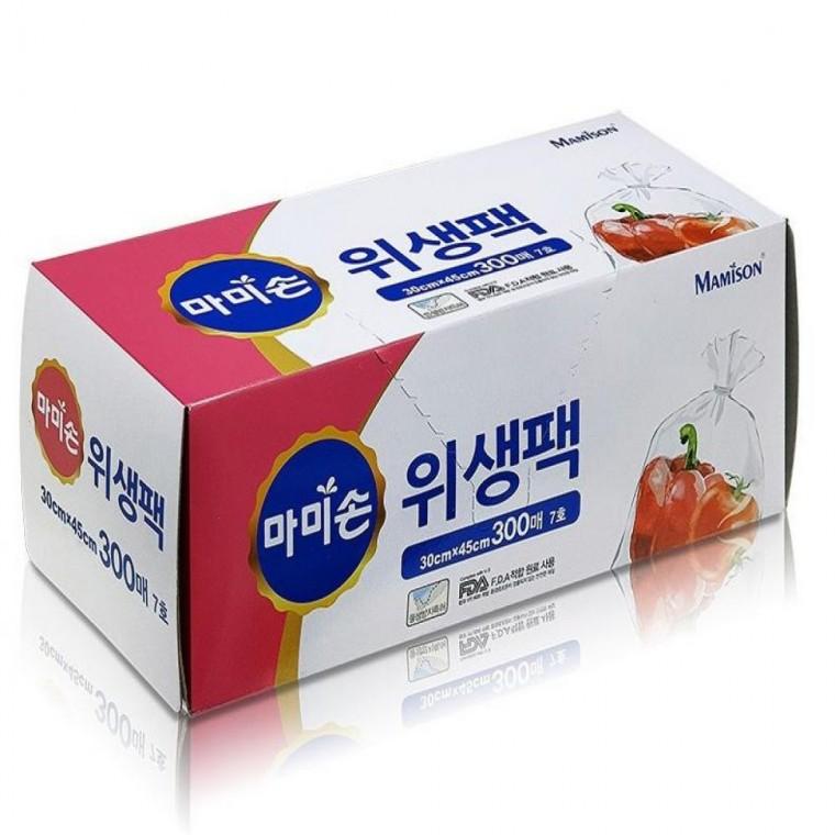 비닐봉투 일회용 위생백 300매 대30x45 7호 일회용 백 비닐봉투