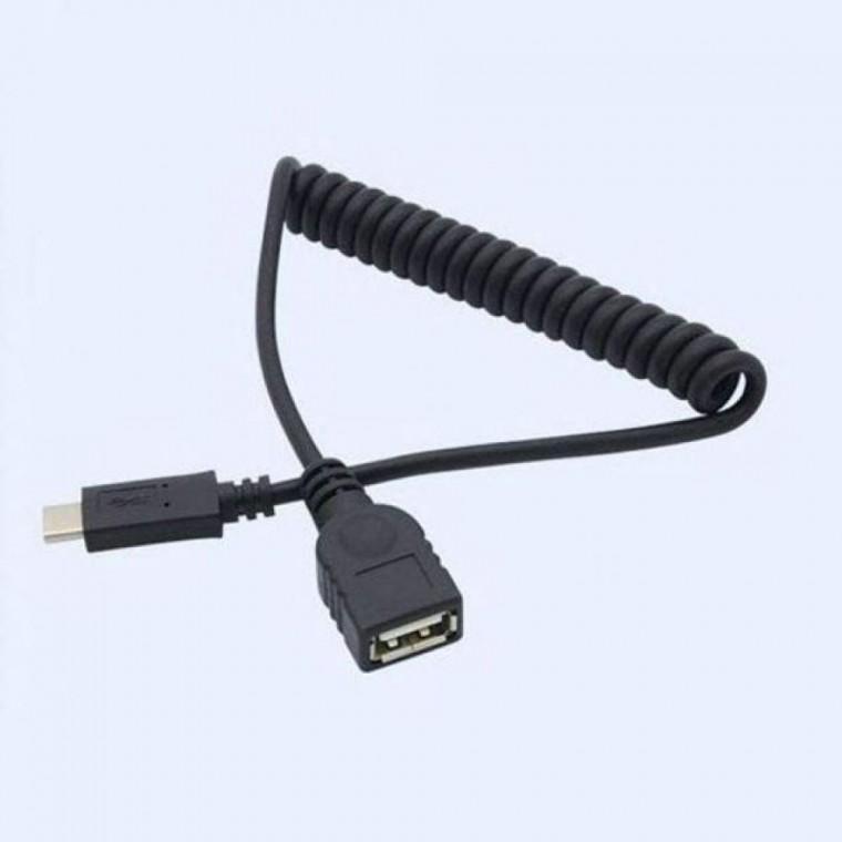 C타입 USB 케이블 USB A(F) 변환 데이터 케이블 75CM