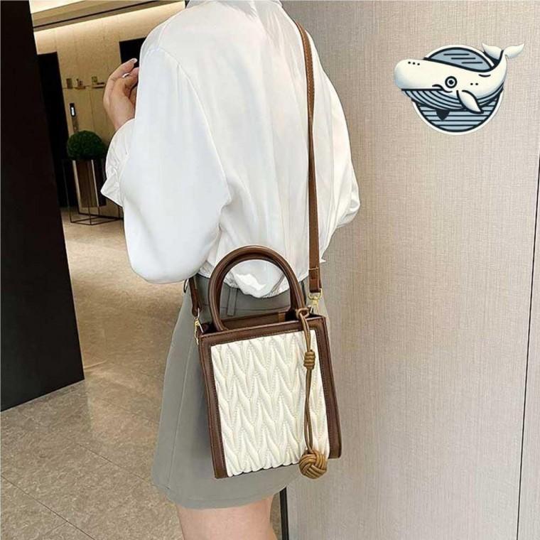 세련된 토트백 크로스스트랩 데일리 가방 엠보
