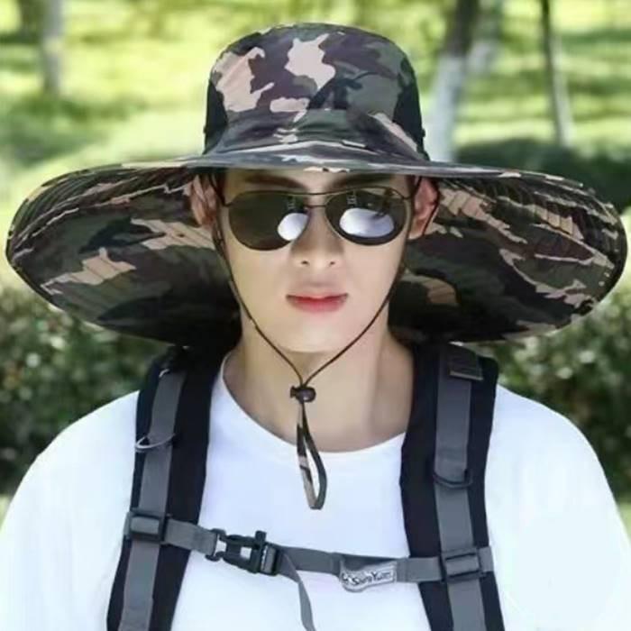 챙넓은모자 왕챙 와이드 자외선차단 사파리 모자 15cm
