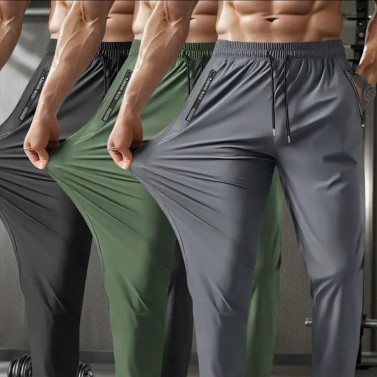 콩쓰몰리 남자 여름 운동복바지 빅사이즈밴딩 냉감바지 조거팬츠 여름 슬랙스 남성런닝바지 쿨조거팬츠