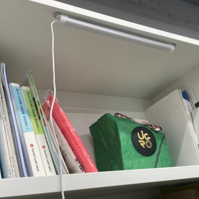 자석부착 붙이는 USB LED바 막대조명 37cm