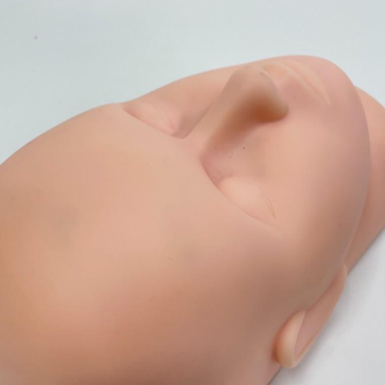 속눈썹 메이크업 연습용 실리콘 얼굴 마네킹