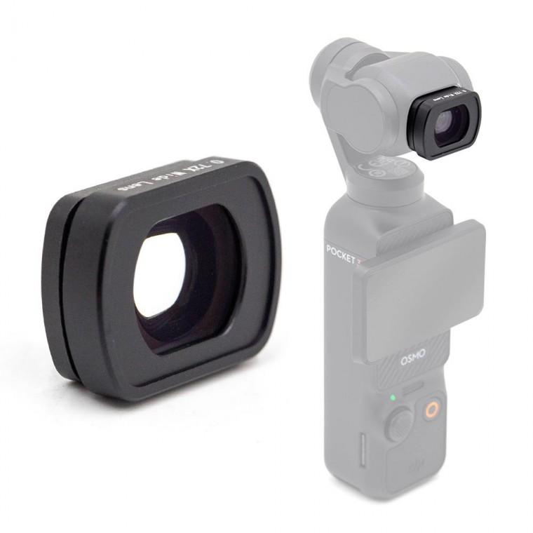 DJI 오즈모 포켓3 광각 컨버젼 렌즈 필터 Pocket 3 15.5mm 0.72배율 Wide Lens 확장 와이드 앵글 촬영