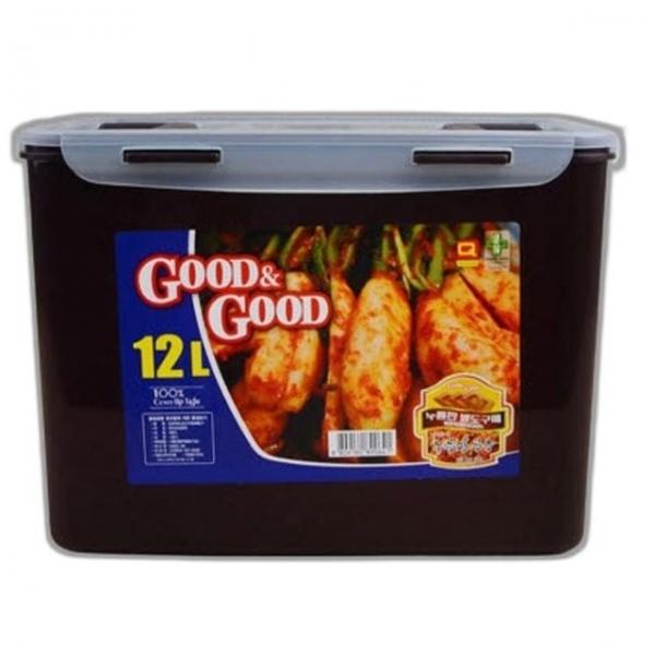 김치통 주방 김치 냉장고 음식 보관 밀폐 용기 김치통 12L 1p