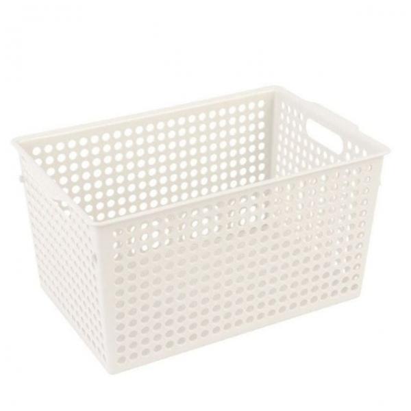 바구니수납함 다용도 바스켓 트레이 수납함 정리함 7호 아이보리