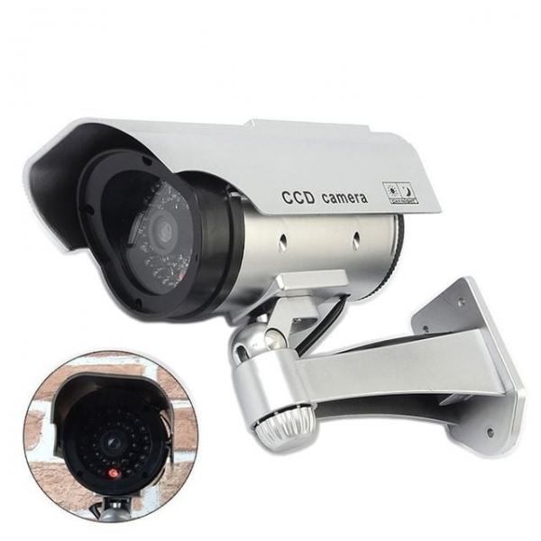 가짜CCTV 도난 방지 방범 원통형 모형 가짜 CCTV 감시 카메라