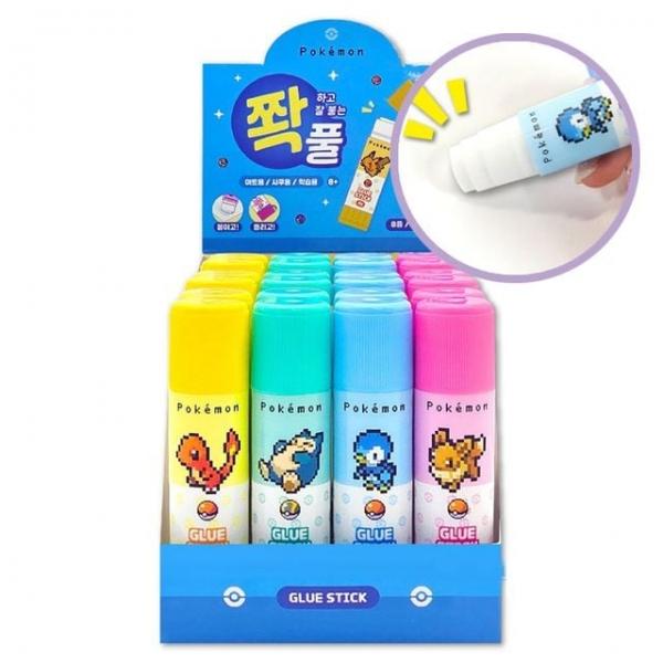 고체 딱풀 24개 1세트 캐릭터별 대량 스틱풀 글루 만들기 재료