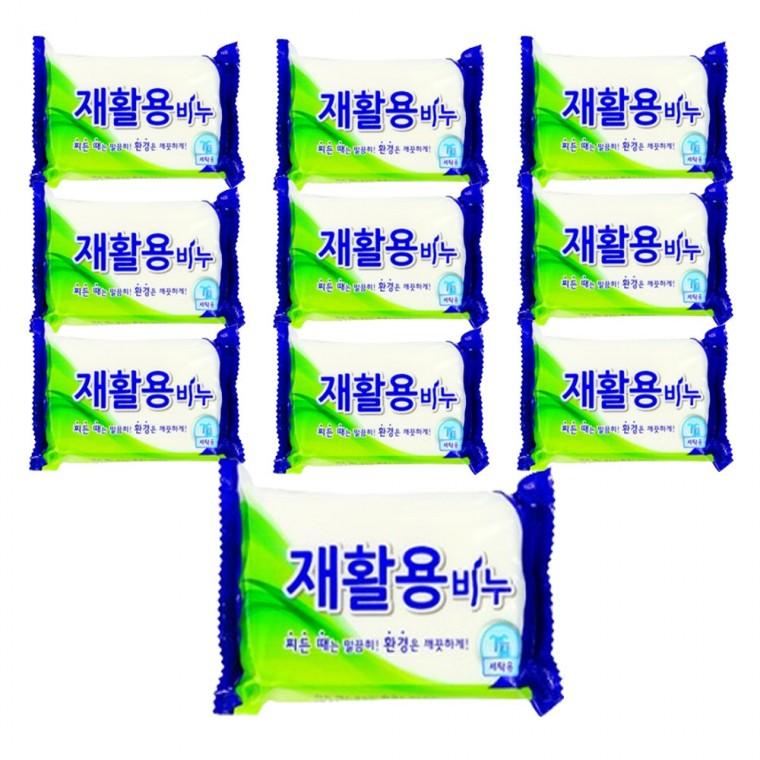 재활용비누 세탁 비누 200g 10개