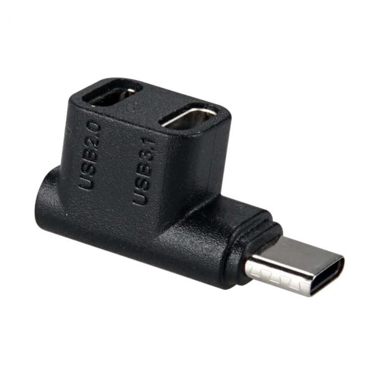 USB 3.1 2.0 C타입 젠더 MFF 꺾임형 고속충전 데이터전송