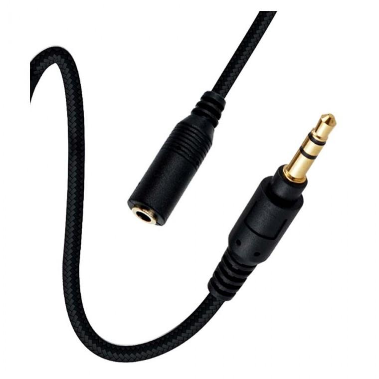 3.5mm 3극 AUX 고급형 스테레오 케이블 MM 10M 메쉬형 차량 스마트폰 PC 헤드폰