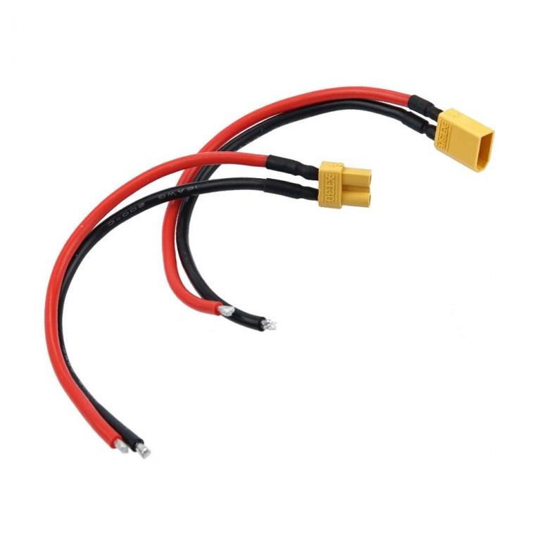 DC 전원 제작용 케이블 점퍼선 2선 레드 블랙 10cm PCB 데이터전송