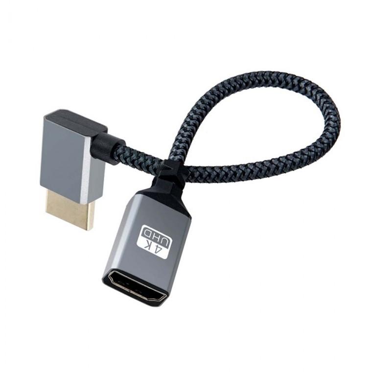 4K HDMI 변환케이블 15cm MF 연장 꺾임형