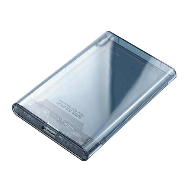 USB 3.0 B타입 외장하드 투명 케이스 2.5형 5Gbps HDD SSD