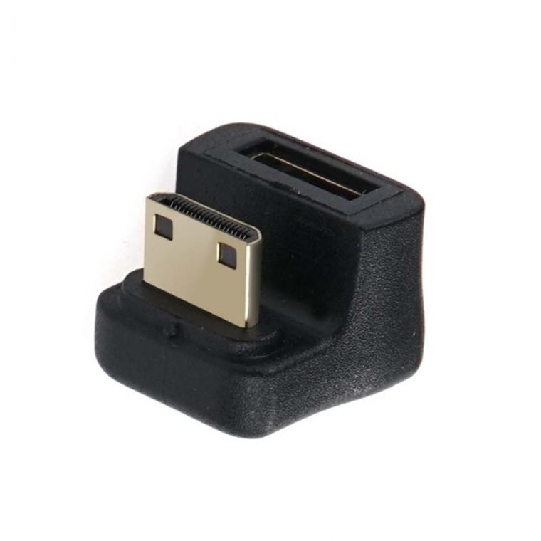 8K HDMI 미니 연장젠더 180도 꺾임형 FM