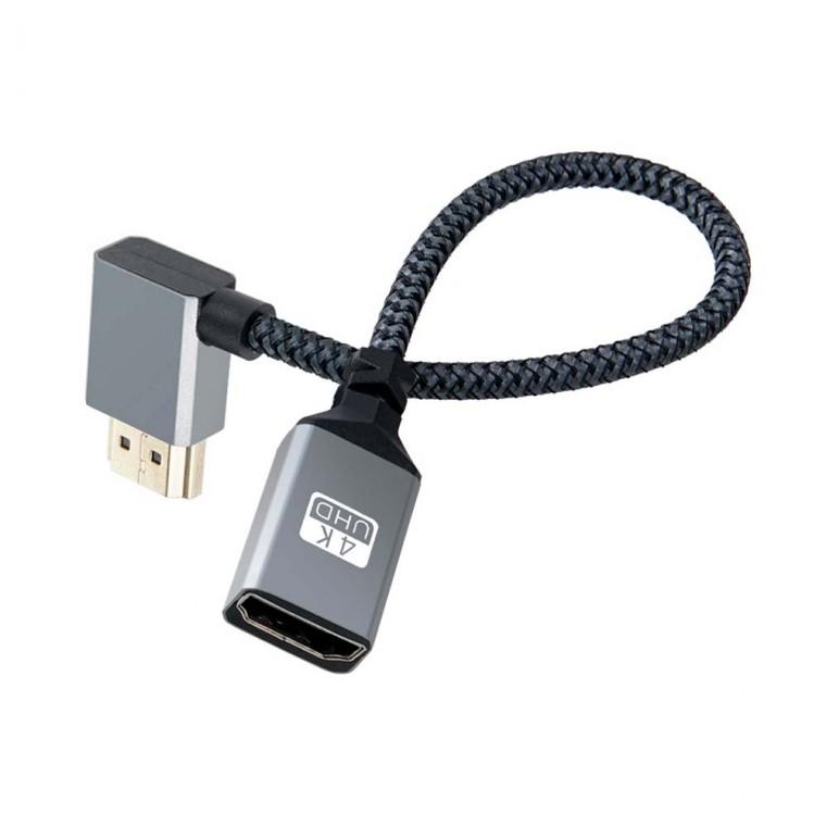 4K HDMI 변환케이블 15cm 연장 MF 꺾임형