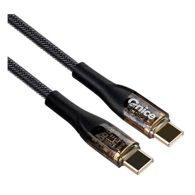 USB 3.1 C TYPE x2 케이블 고속충전 블랙 1M PD 60W 데이터전송