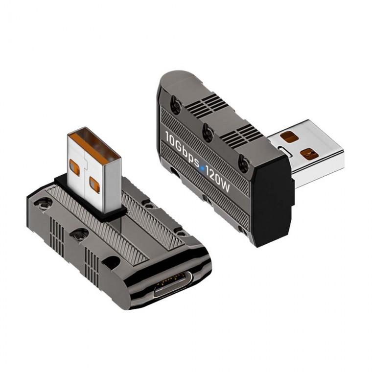 C TYPE Gen2 120W 젠더 상하좌우꺾임형 10Gbps 고속충전