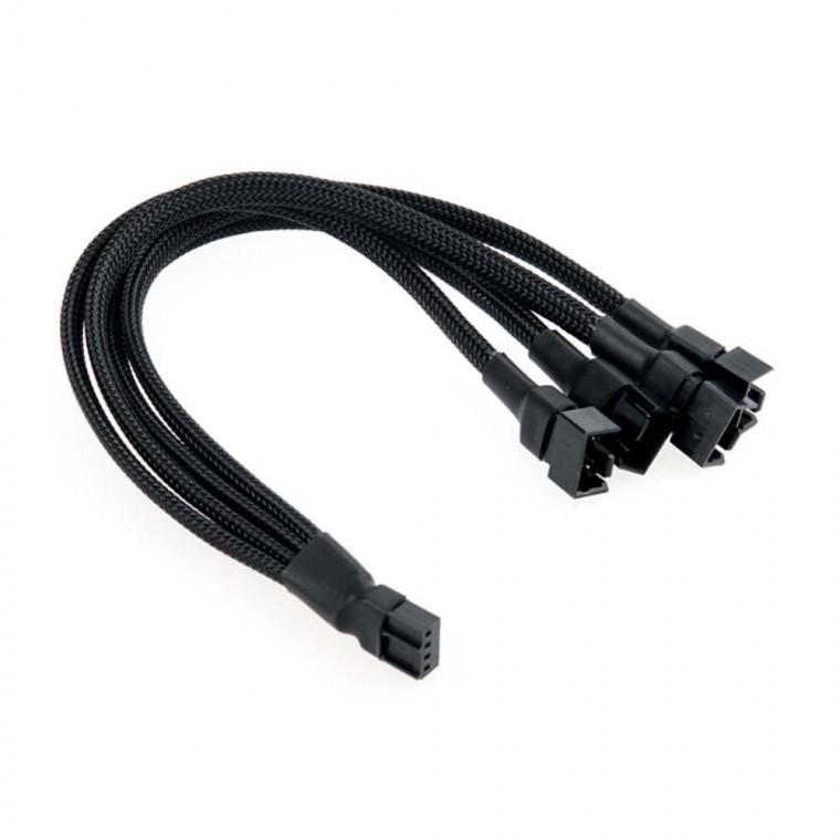 PWM 쿨러 케이블 25cm 메쉬타입 12V 전용 쿨러 4핀