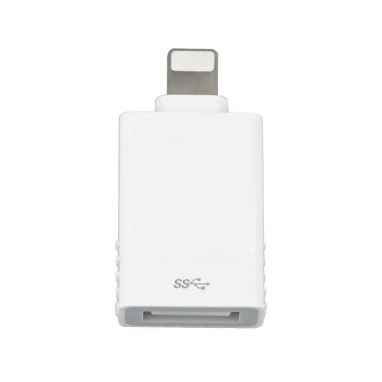 USB 2.0 A타입 iOS핀 OTG 젠더 스마트폰 키보드 마우스 메모리