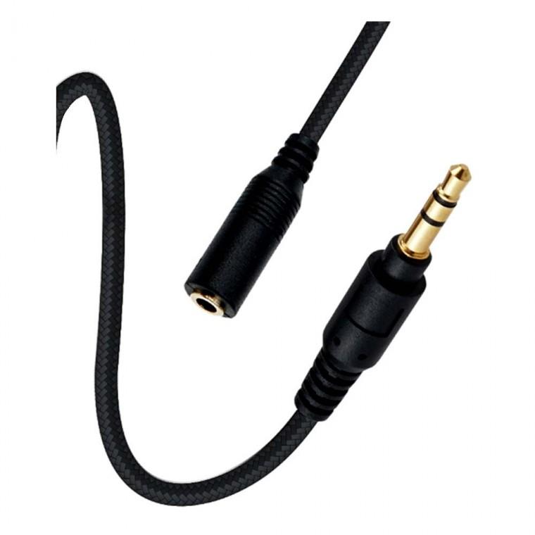 3.5mm 3극 AUX 고급형 스테레오 케이블 MF 10M 메쉬형 차량 스마트폰 PC 헤드폰