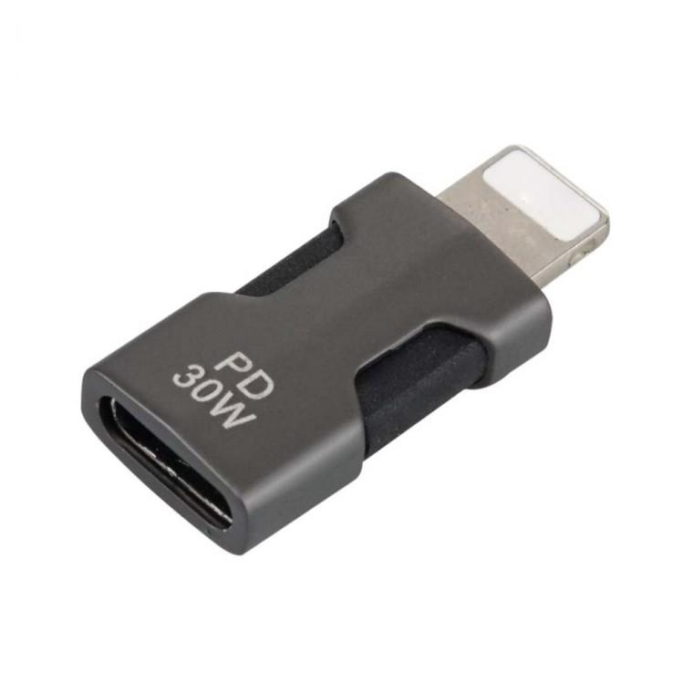 USB 3.1 C타입 x2 iOS핀 변환 충전젠더 FM 30W 스마트폰