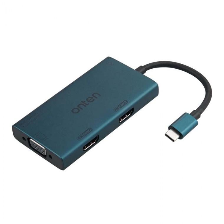 4K 2K C타입 듀얼 HDMI VGA 노트북 데스크탑 TV 모니터 빔프로젝터