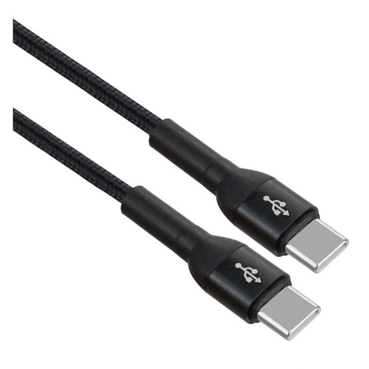 USB 3.1 C타입x2 케이블 PD 60W 고속충전 블랙 1M