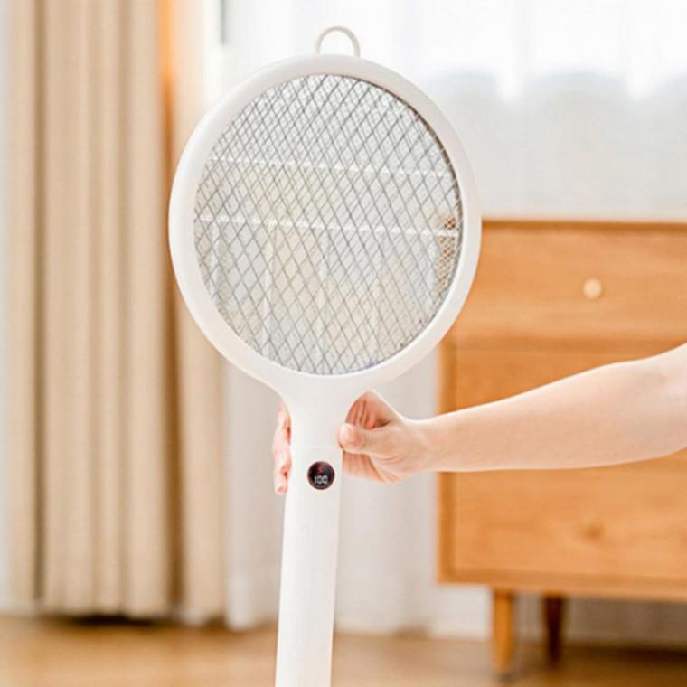 초강력 자동 UV충전 스탠드 모기포충기 전기모기채