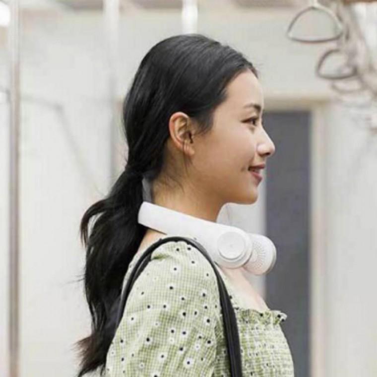 목걸이형 3단계 터보팬 목풍기 넥쿨러 선풍기