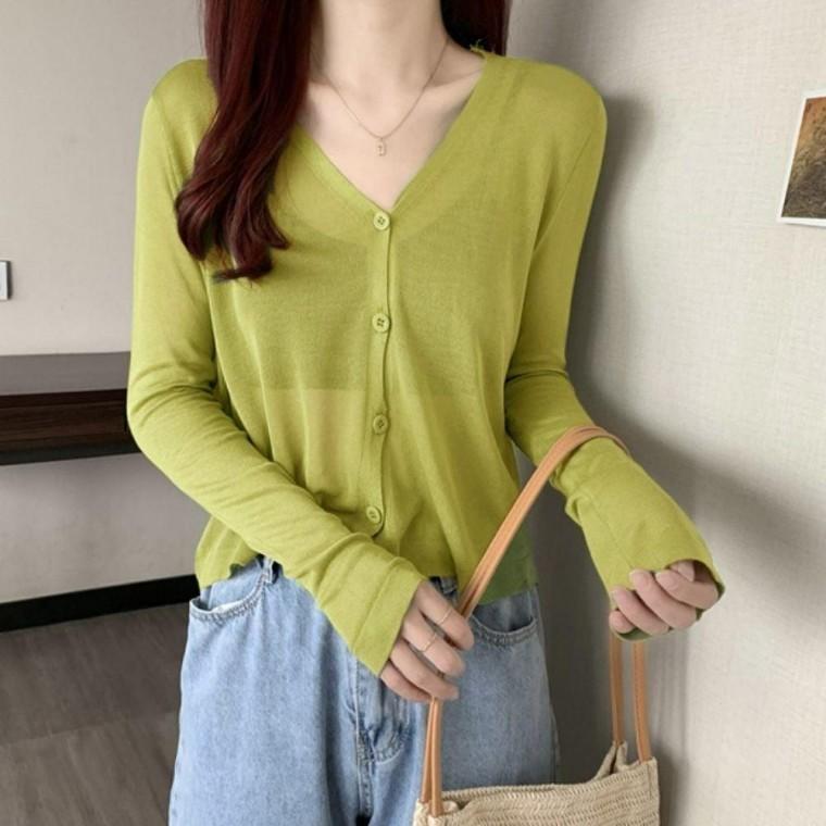 여름 8컬러 얇은가디건 에어컨 니트가디건 해변비치