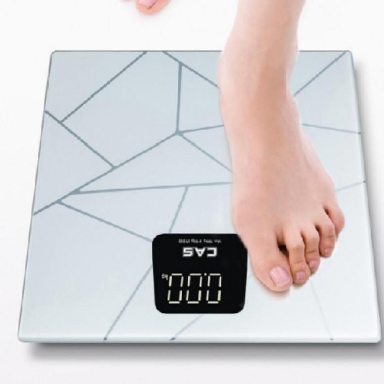 카스 몸무게 체중계 스마트 디지털 측정 전자 화이트