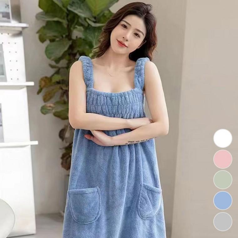 밴딩 스커트 샤워가운