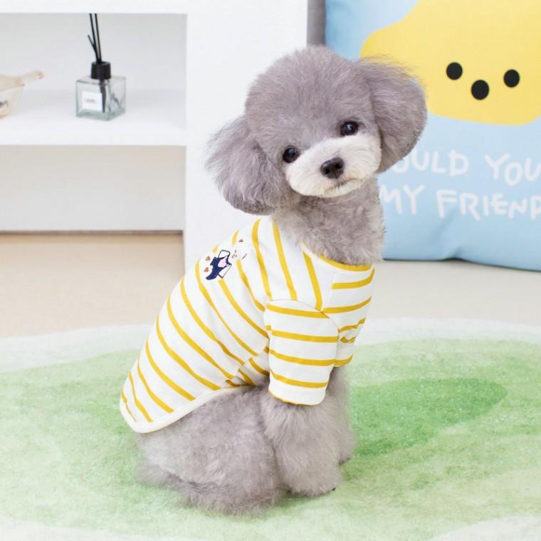 스프 하트곰 반팔 강아지옷 티셔츠 강아지 반려동물 용품