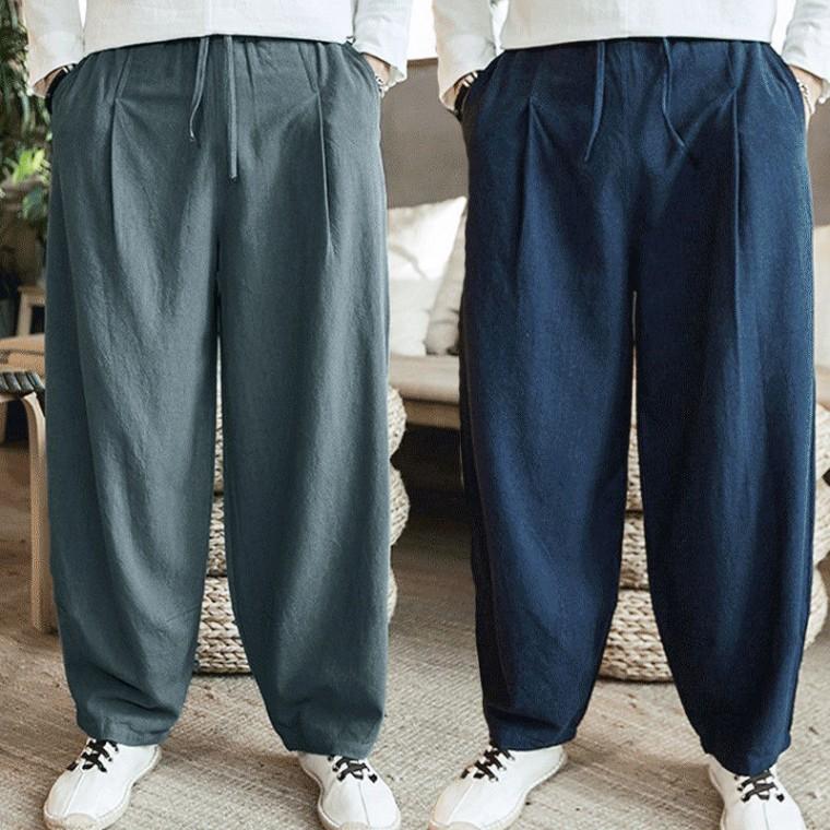 리넨 통바지 남자 남성바지 남자바지 데일리